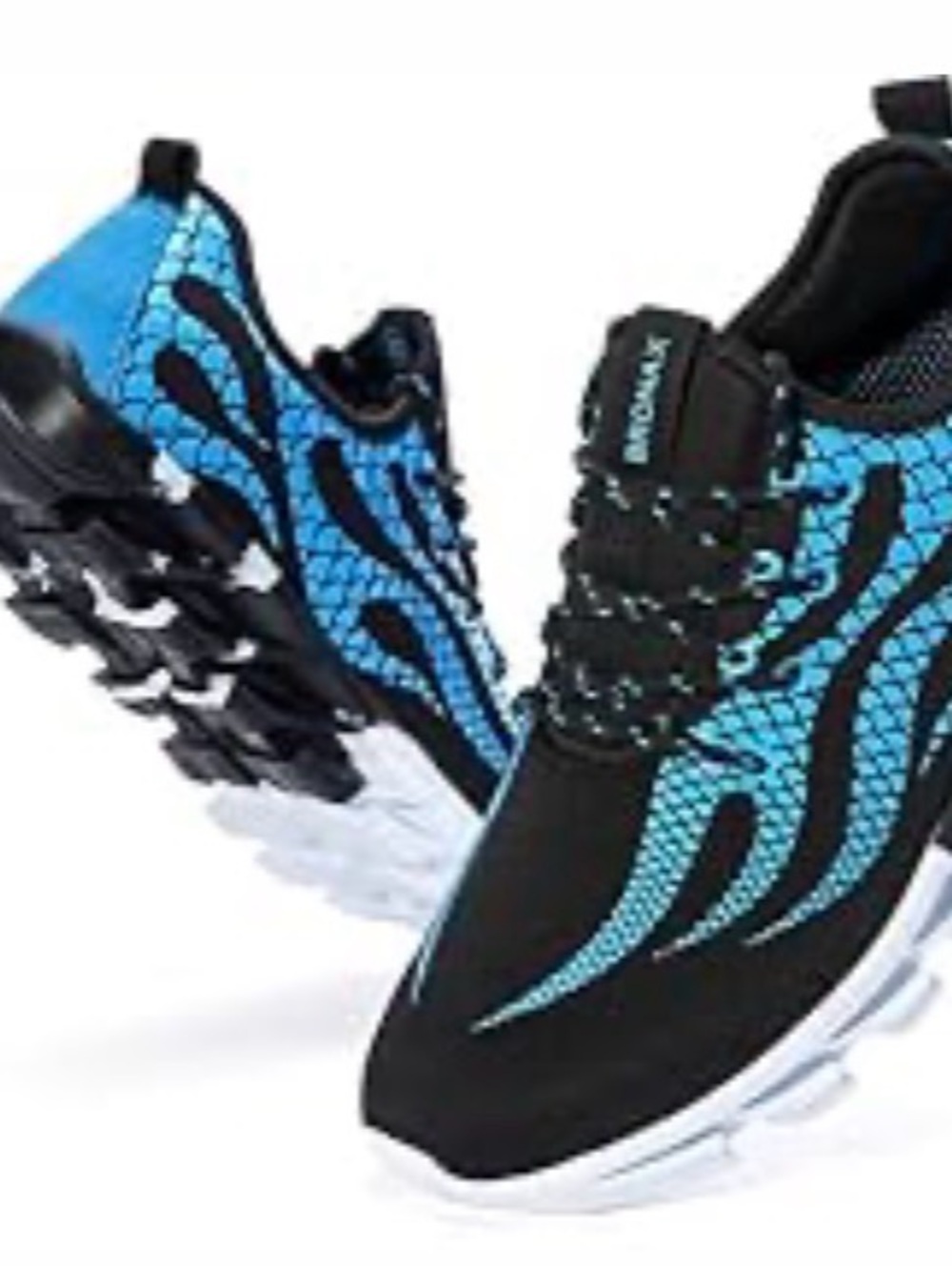 Men's Blue and Black Performance Running Sneakers